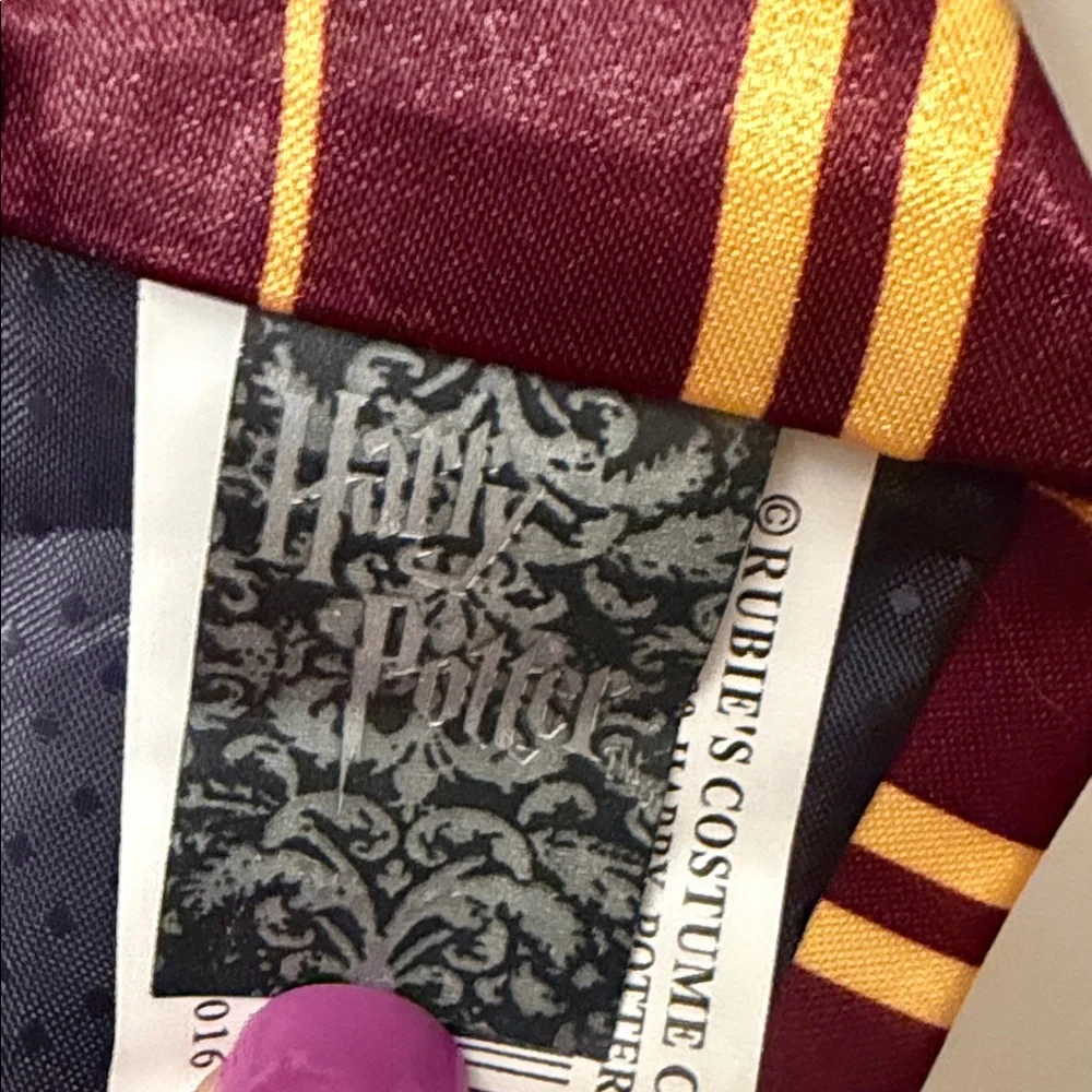 Warner Bros. Burgundy and Gold Harry Potter Tie